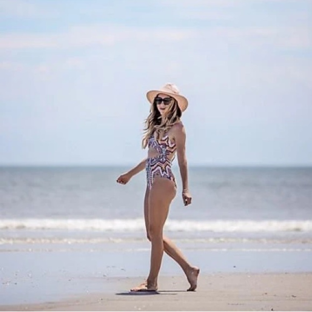 Athleta Multicolor Geometric One-Piece Swimsuit - image 3